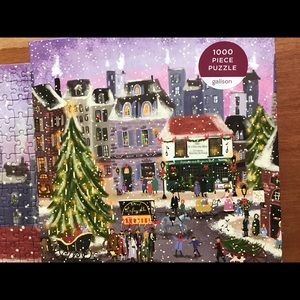 Galison Christmas Square 1000 pc puzzle
